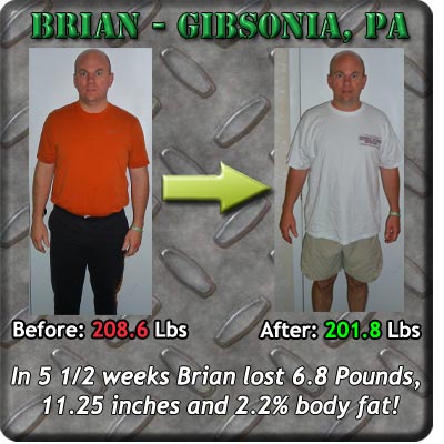 Brian before and after