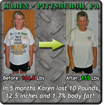 Karen before and after